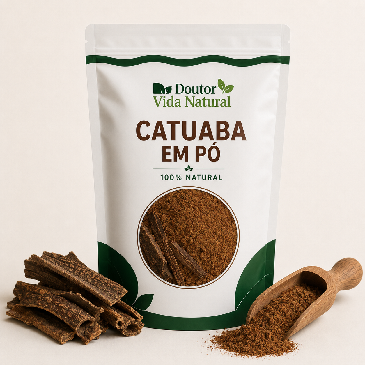 Catuaba em Pó pura Qualidade Premium 300g - 500g
