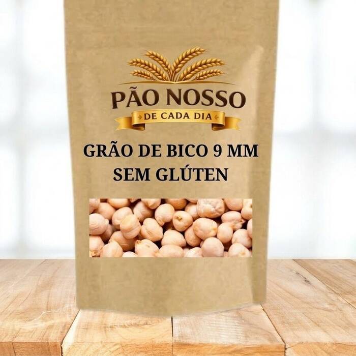 Grão De Bico 9 mm - 200g ou 500g - Sem Glúten