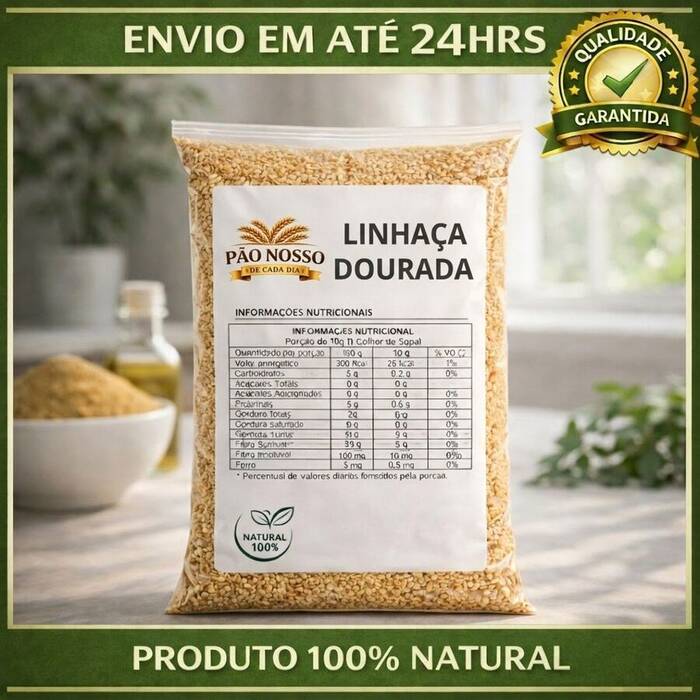 Linhaça Dourada Nacional — Doutor Vida Natural