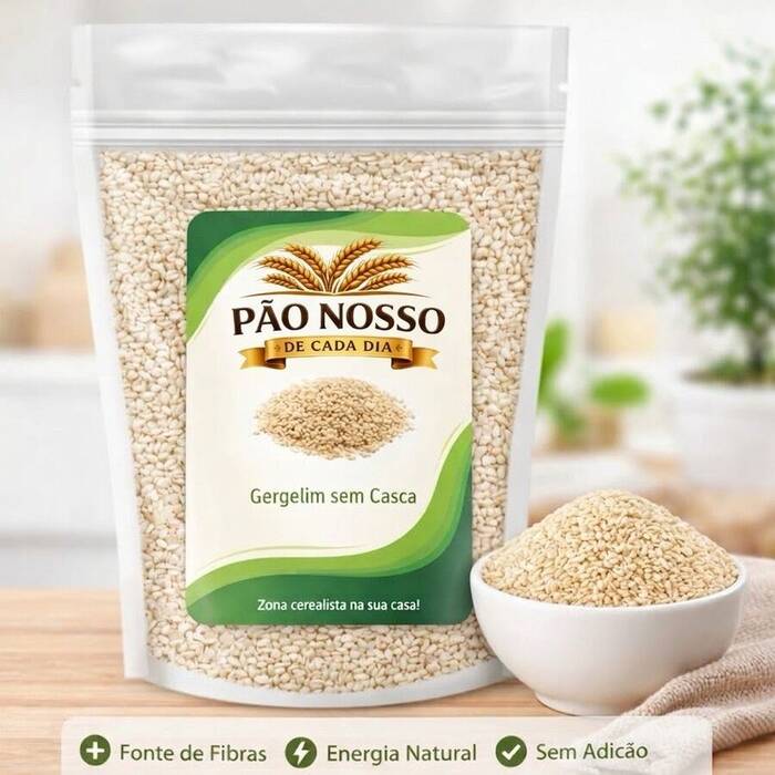 GERGELIM BRANCO SEM CASCA - 1KG - 500G — Doutor Vida Natural