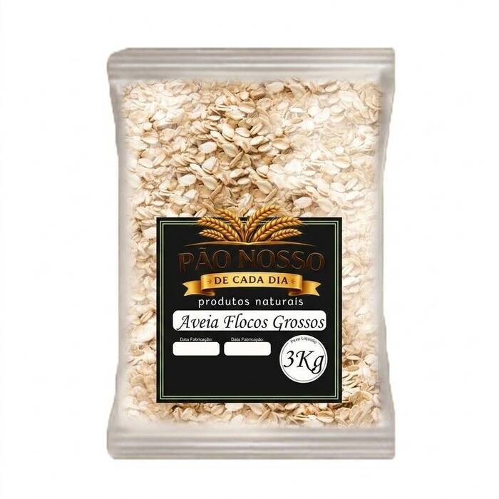 Aveia em Flocos Grossos 3 kg