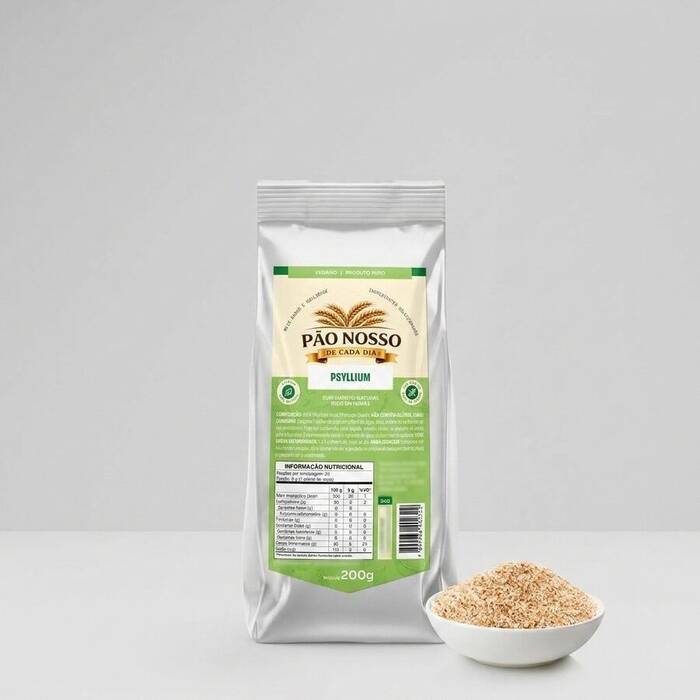 Psyllium Husk VELEZ 200g Farinha Rica em Fibras 100% Natural — Doutor Vida Natural