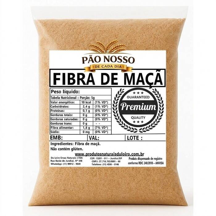 Fibra / Farinha de Maça 1Kg — Doutor Vida Natural