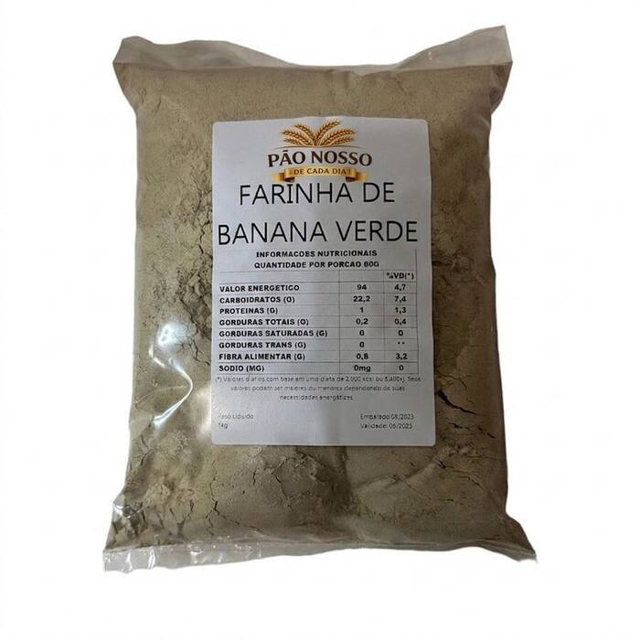 Farinha de banana verde 1kg( ) — Doutor Vida Natural