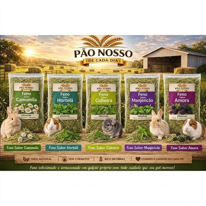 Kit Feno Coast Cross Premium 05 unid 100g (cada) Saborizados