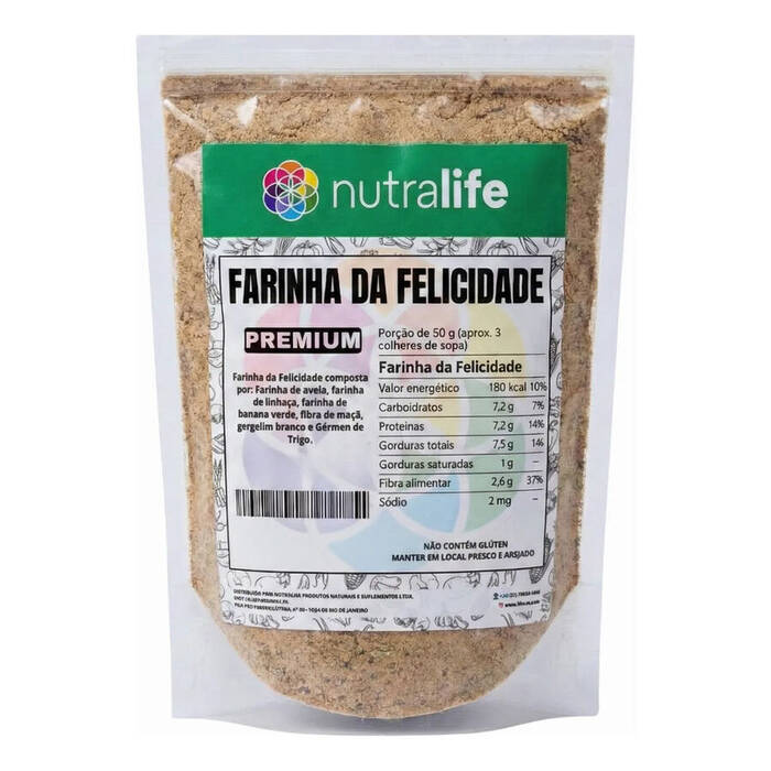 Farinha Da Felicidade Mix 6 Superalimentos Naturais 500g