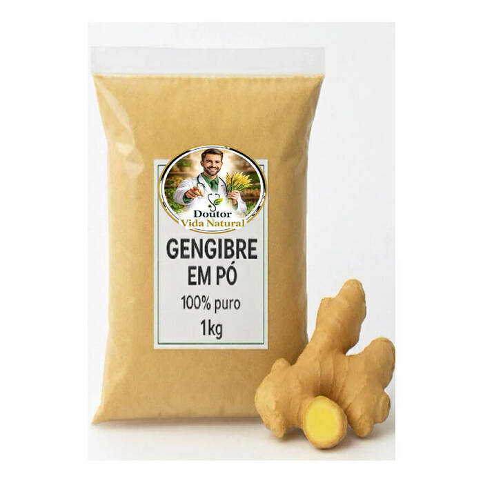 Gengibre Em Pó Premium 1 Kg Puro — Doutor Vida Natural