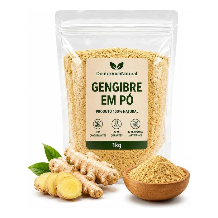 Gengibre Em Pó 1kg 100% Natural Premium — Doutor Vida Natural