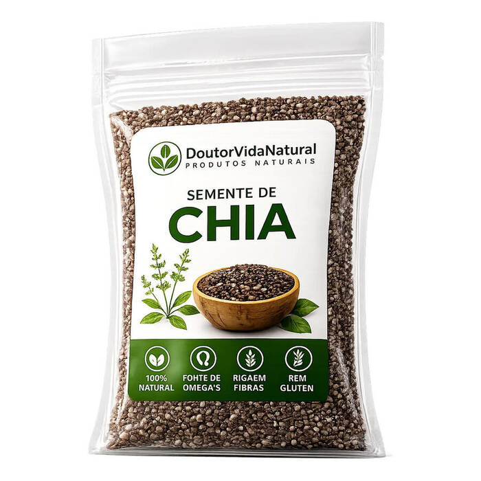Semente De Chia Pura Premium - 1 Kg — Doutor Vida Natural